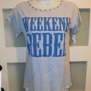 FRZ Short Sleeve Weekend Rebel T-shirt Size M Women's NEW